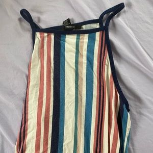 A spaghetti strap crop top